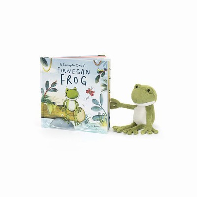 Jellycat A Fantastic Day for Finnegan Frog and Finnegan Frog New Zealand | OGWXD3269